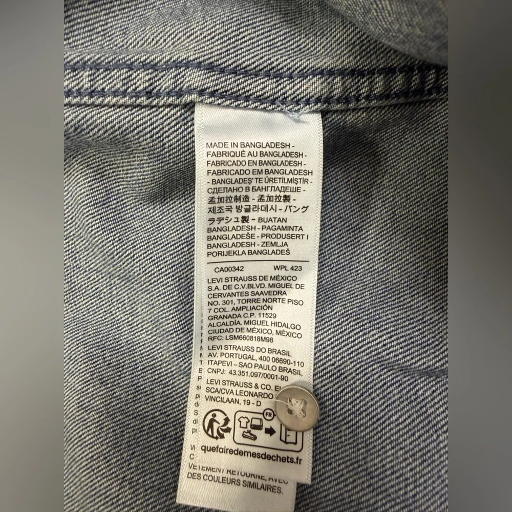Levi’s Truckee Denim Overshirt Men’s XXL NWT Workwear Shirt Jacket
